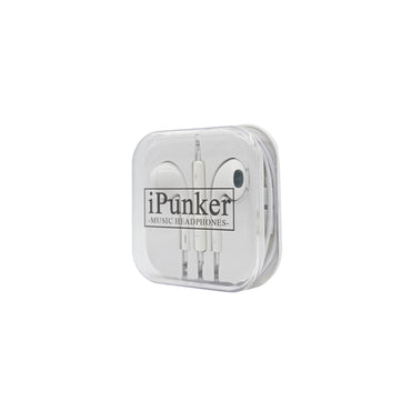 iPunker Music headphones Wireless headsets for smartphones White