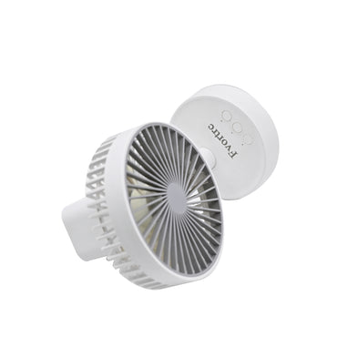 Fvortrc USB Mini Desk Fan White