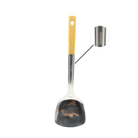 Glabepely Pot Spatula for Wok Stainless Steel Wok