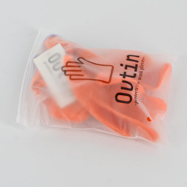 Outin Orange PVC Protective Work Gloves