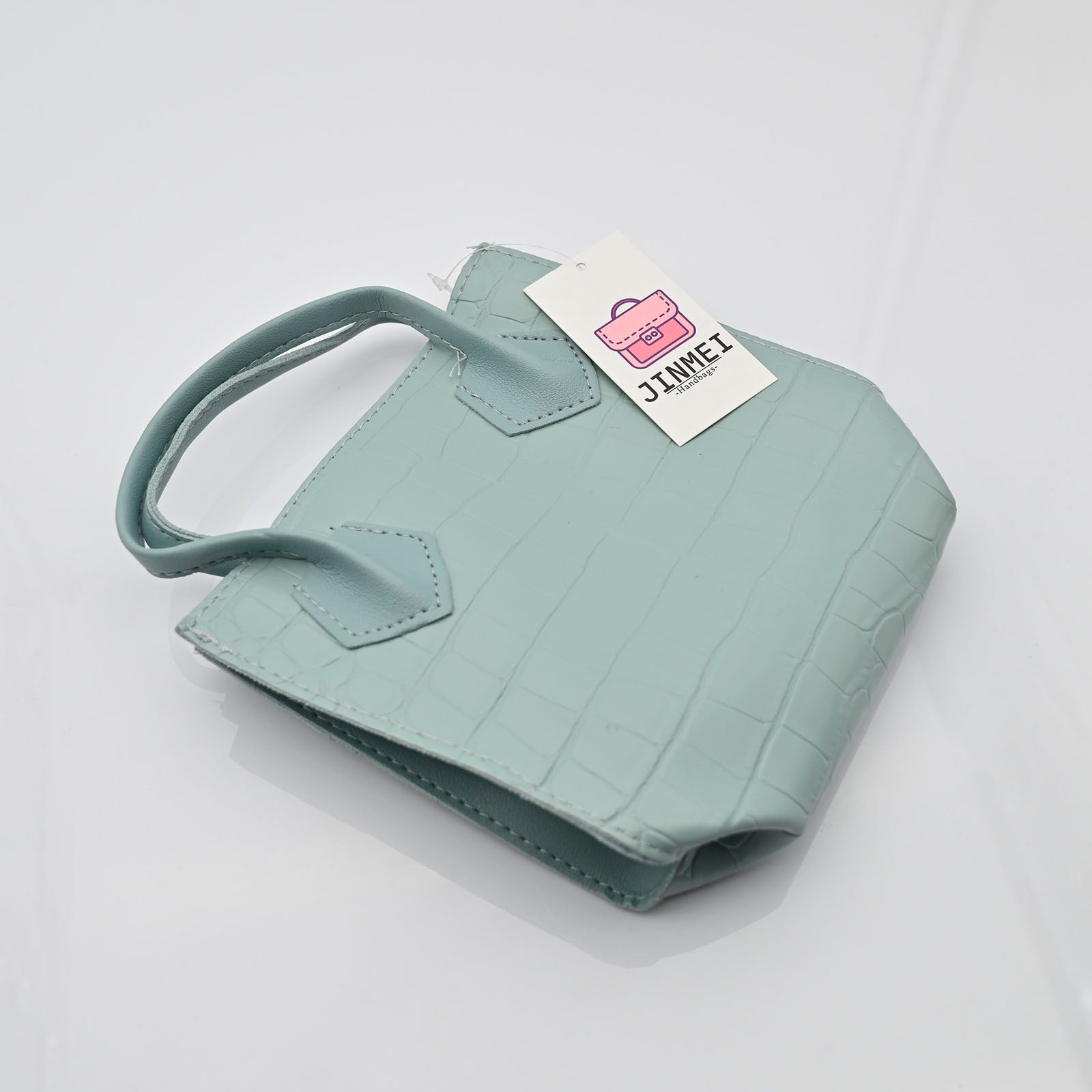 JINMEI Zipper Closure Handbag in Green