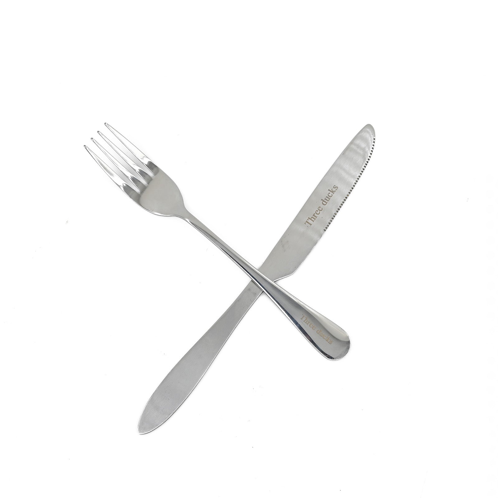 Three ducks Stainless steel table knife