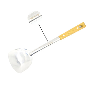 Glabepely Pot Spatula for Wok Stainless Steel Wok