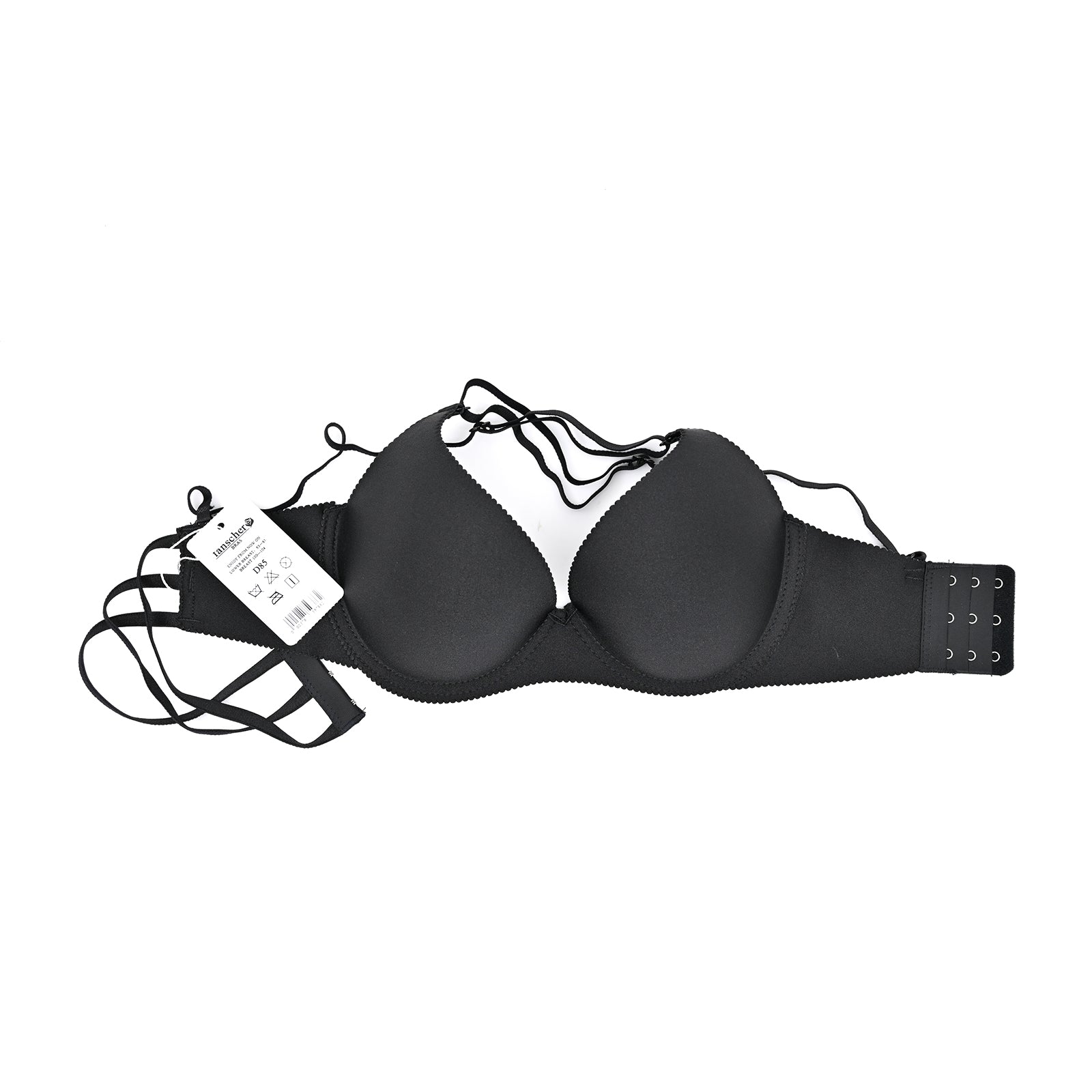 Fanscher Women Lingerie Bra in Black-34C