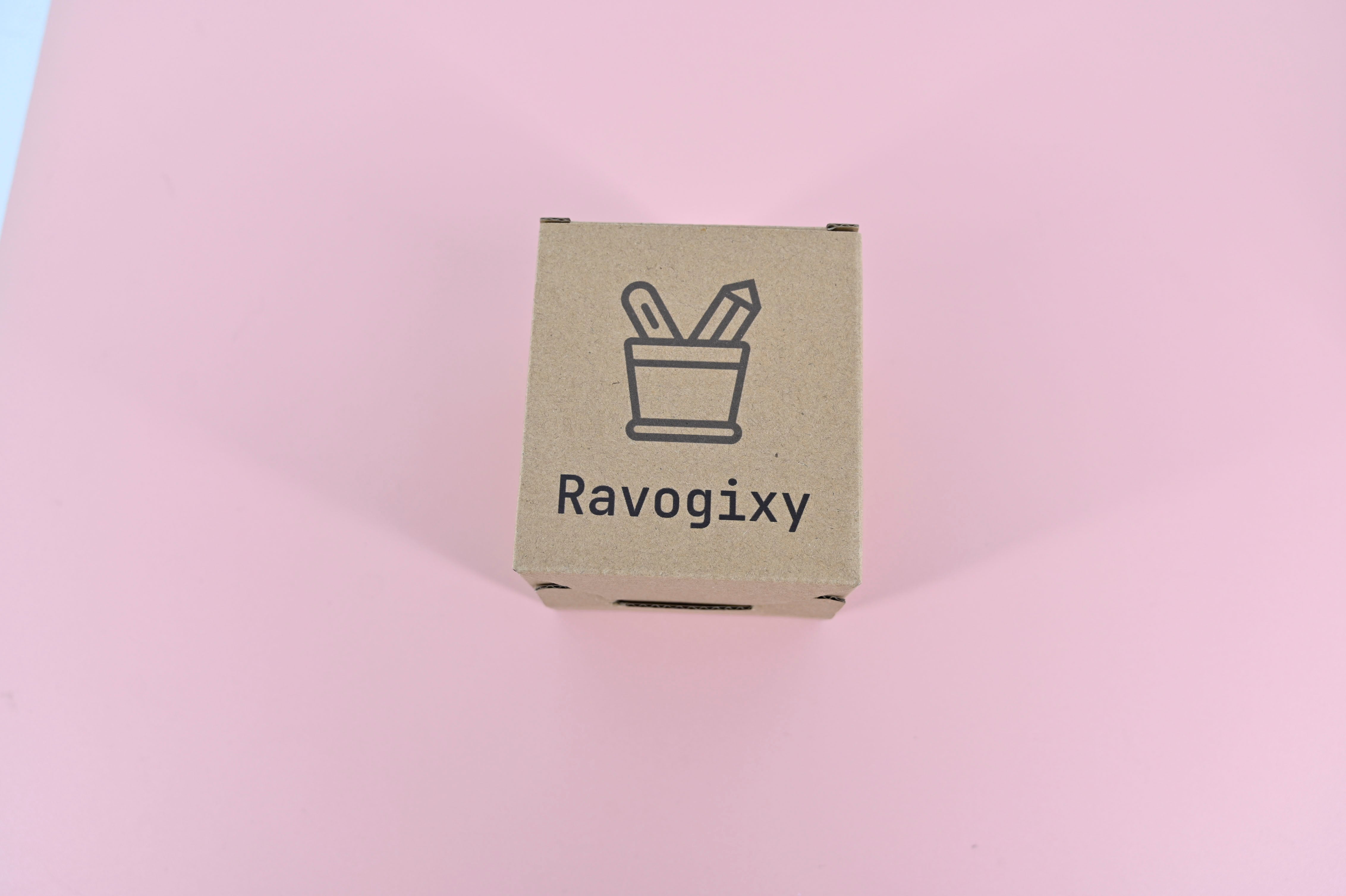 Ravogixy Pen Holder for Desk Milky White