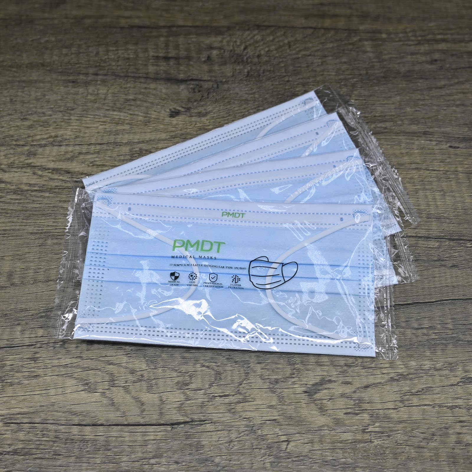 PMDT Three-layer Sanitary Masks for Medical Purposes