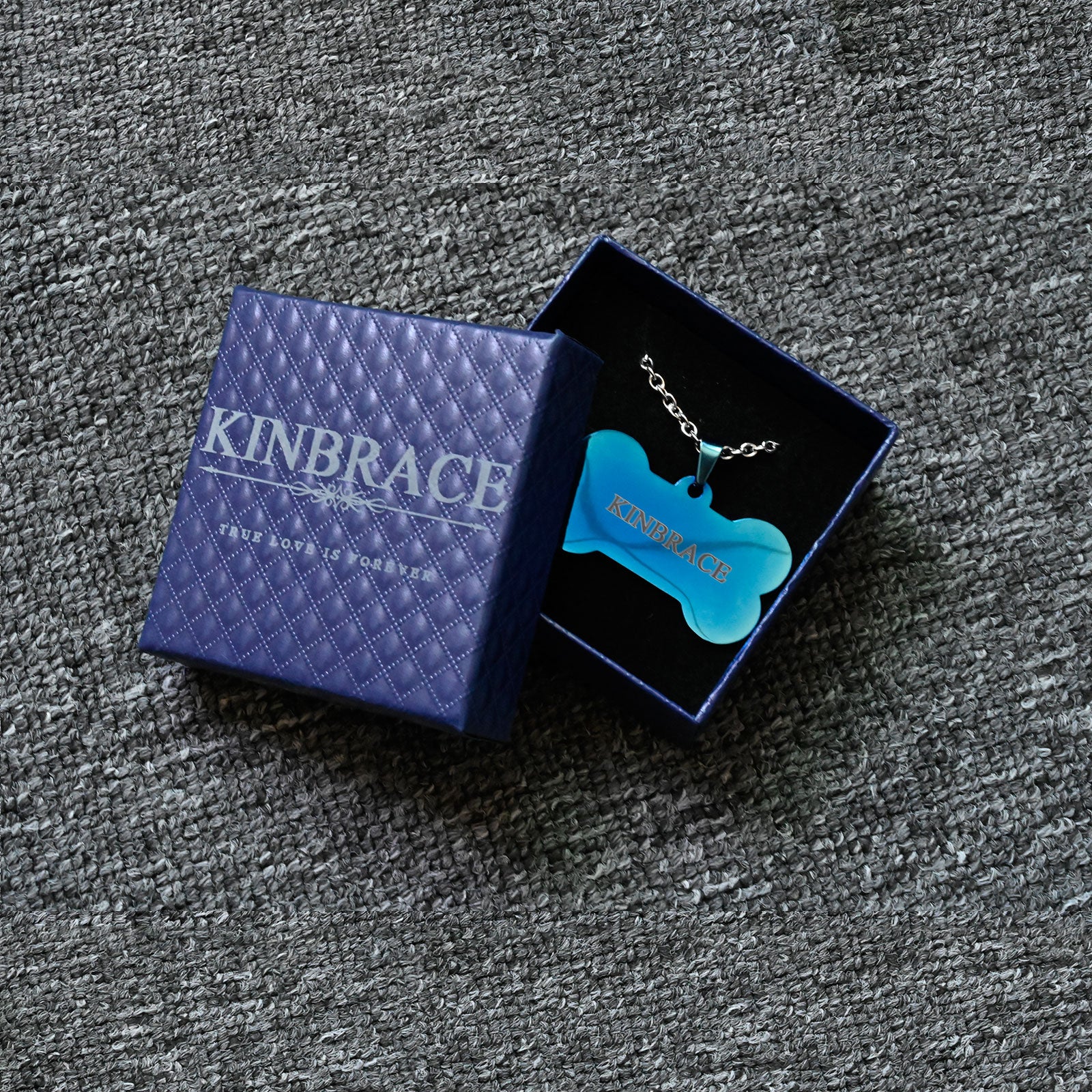 Kinbrace  Pendant Necklace  Blue