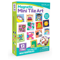 HIYPLAY Craft Paint Kits Mini Tile Art - DIY Craft Kit