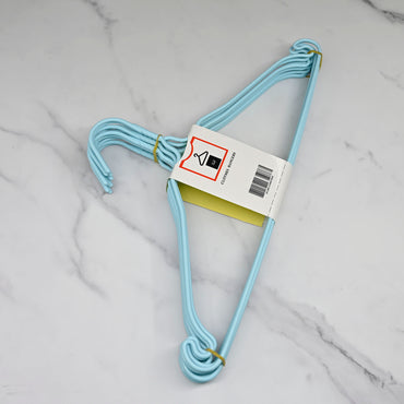 XERY Rustproof Hangers in Cyan for Drying Clothes