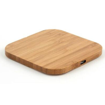 Hot Brand Portable Qi Wireless Charger Slim Wood Charging Pad