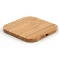Hot Brand Portable Qi Wireless Charger Slim Wood Charging Pad