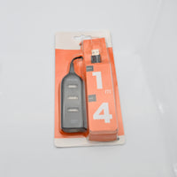 RAVIAD USB 2.0 Hub of 4 Ports Black