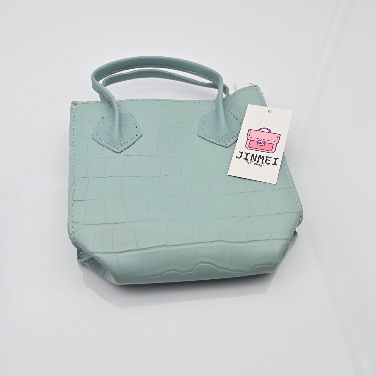 JINMEI Zipper Closure Handbag in Green