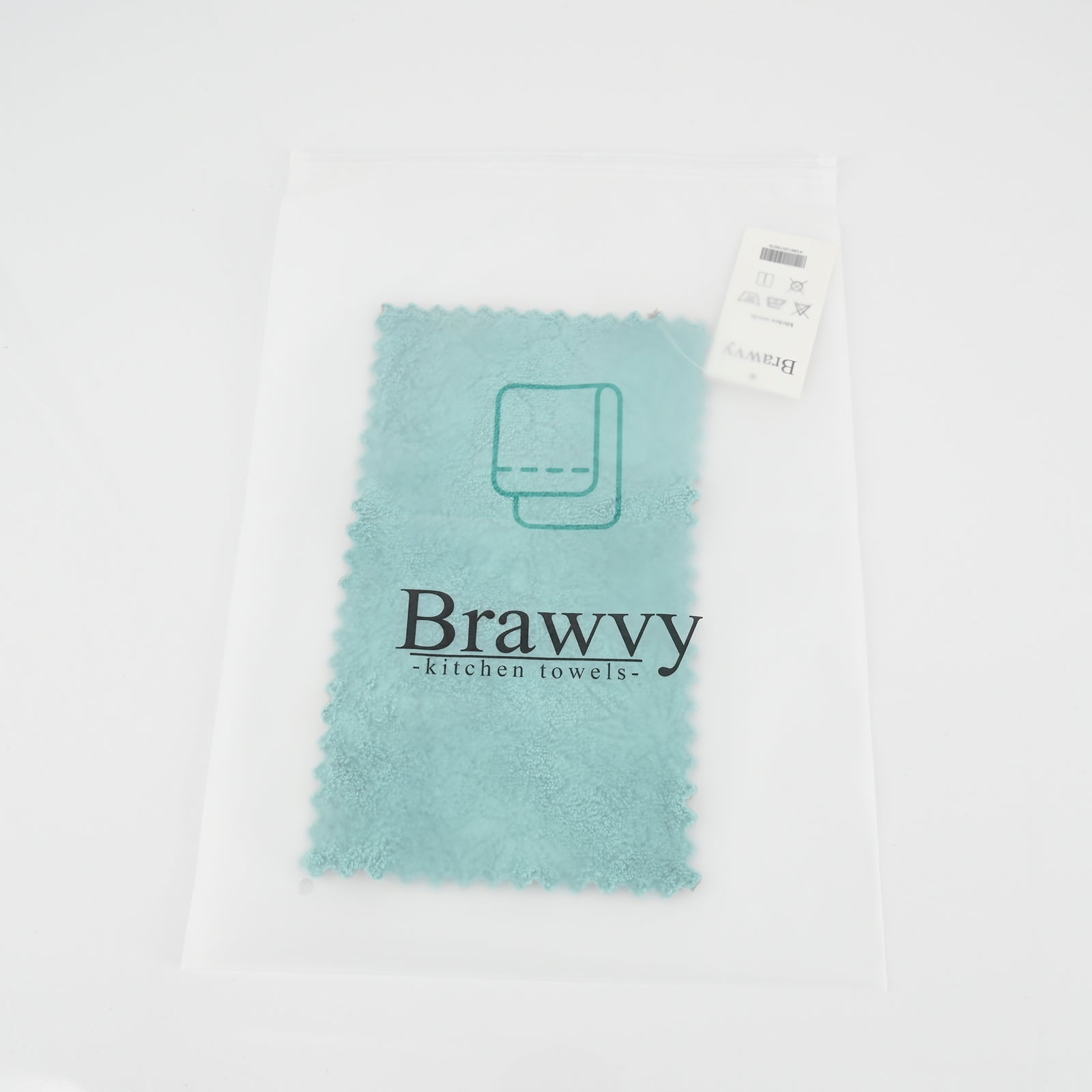 Brawvy Microfiber Cleaning Cloth, Kitchen Towels