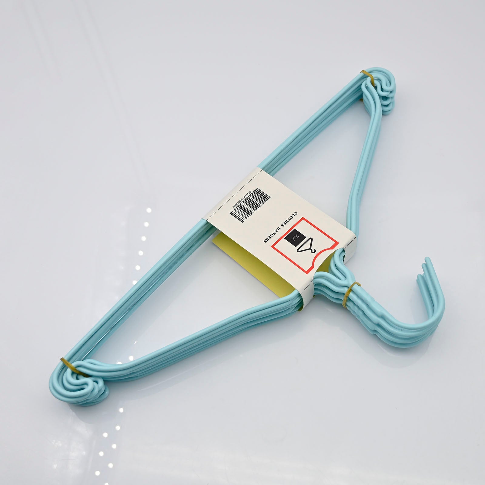 XERY Rustproof Hangers in Cyan for Drying Clothes