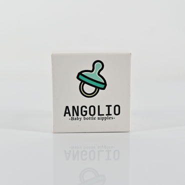 ANGOLIO Silicone Baby Bottle Nipples Bionic Design Nipples