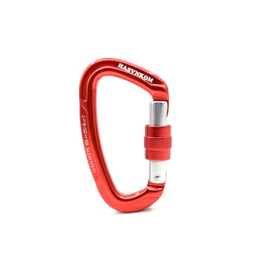 HASVNKOM Aluminum Climbing Carabiner Outdoor Rock Rescue D-Shape