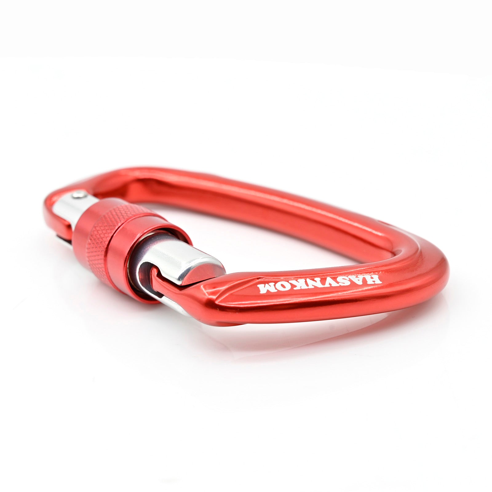 HASVNKOM Aluminum Climbing Carabiner Outdoor Rock Rescue D-Shape