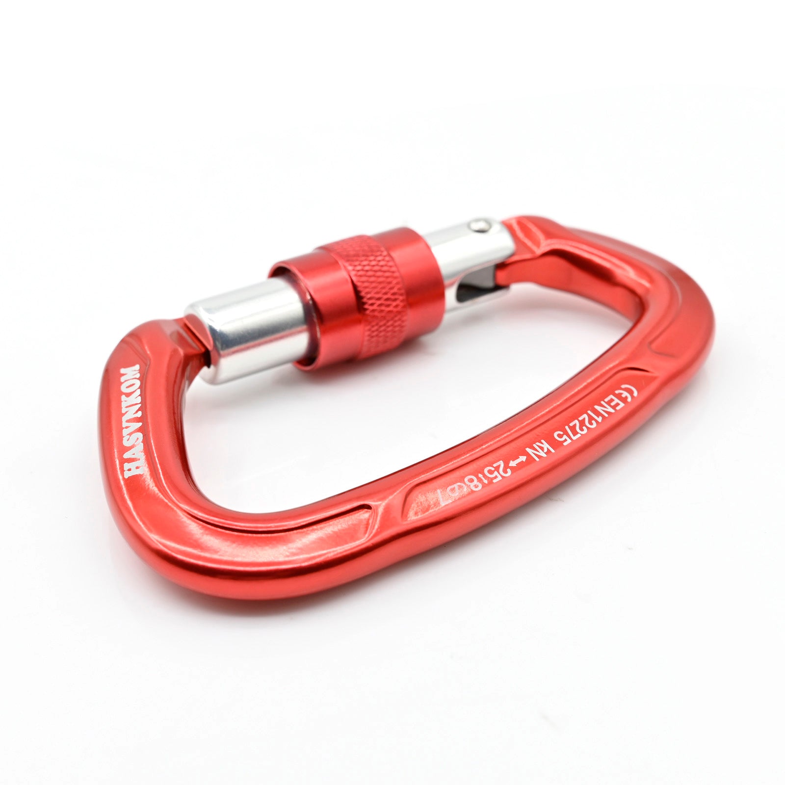 HASVNKOM Aluminum Climbing Carabiner Outdoor Rock Rescue D-Shape