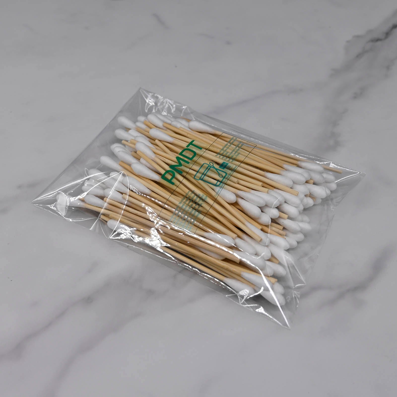 PMDT 100PCS Disposable Cotton Swabs for Medical Care