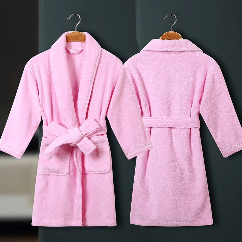 New Arrival 100% Cotton Toweling Robe Kids Robe Boy&Girls