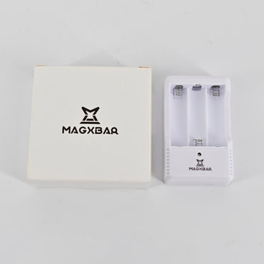 Magxbar 3 Slots Battery Chargers in White