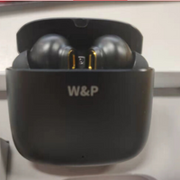 W&P 1 Pack In-ear Music Earphones Earbuds in Black