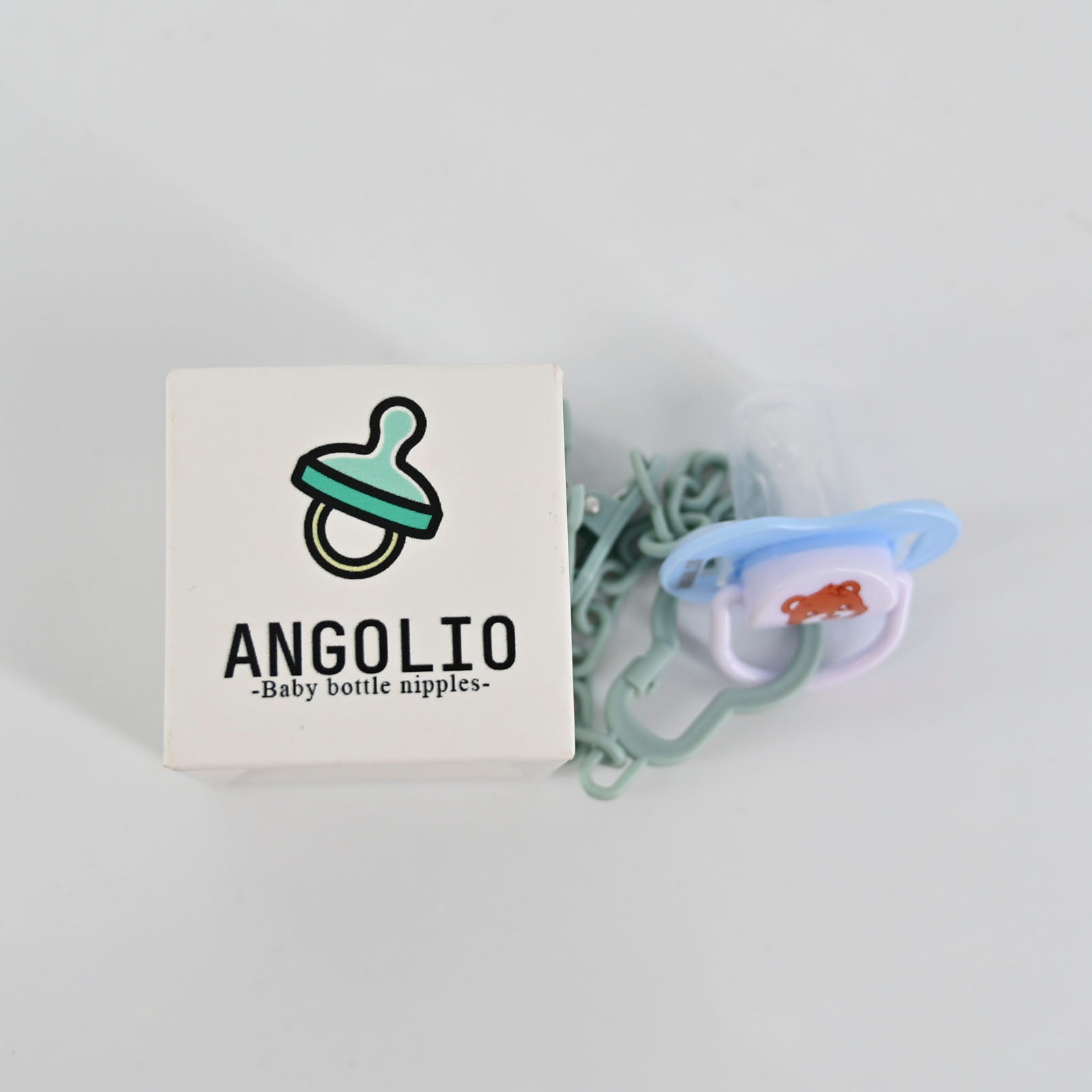 ANGOLIO Silicone Baby Bottle Nipples Bionic Design Nipples