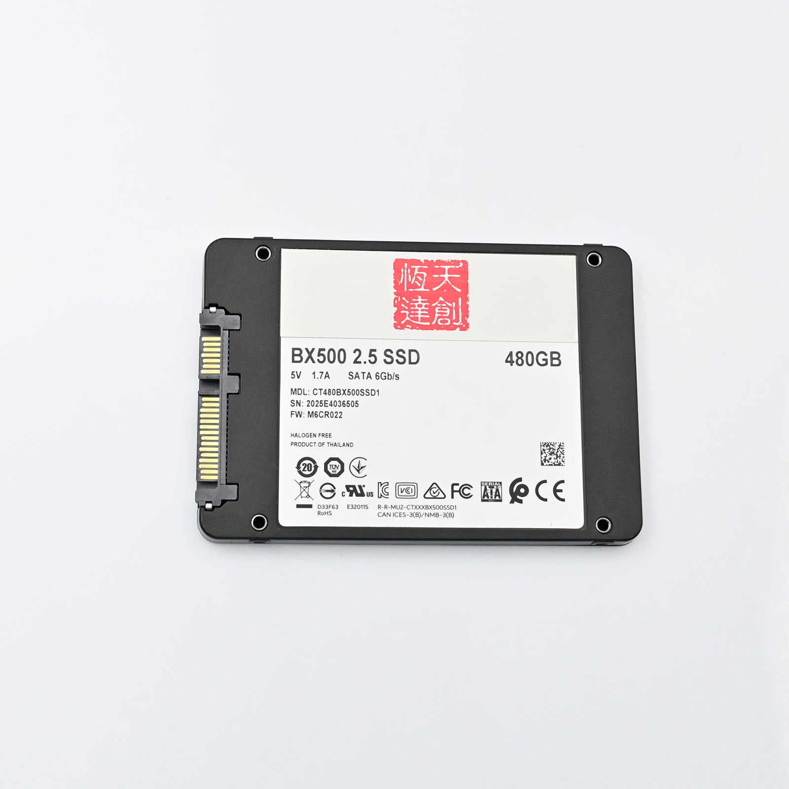 Computer Hardware 2.5 SSD 3D Internal SSD 480GB BX500