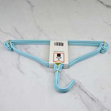 XERY Rustproof Hangers in Cyan for Drying Clothes