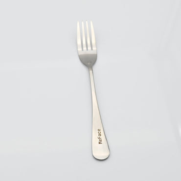 MeFace Food-Grade Stainless Steel Cutlery Forks, Mirror Polished 7.6