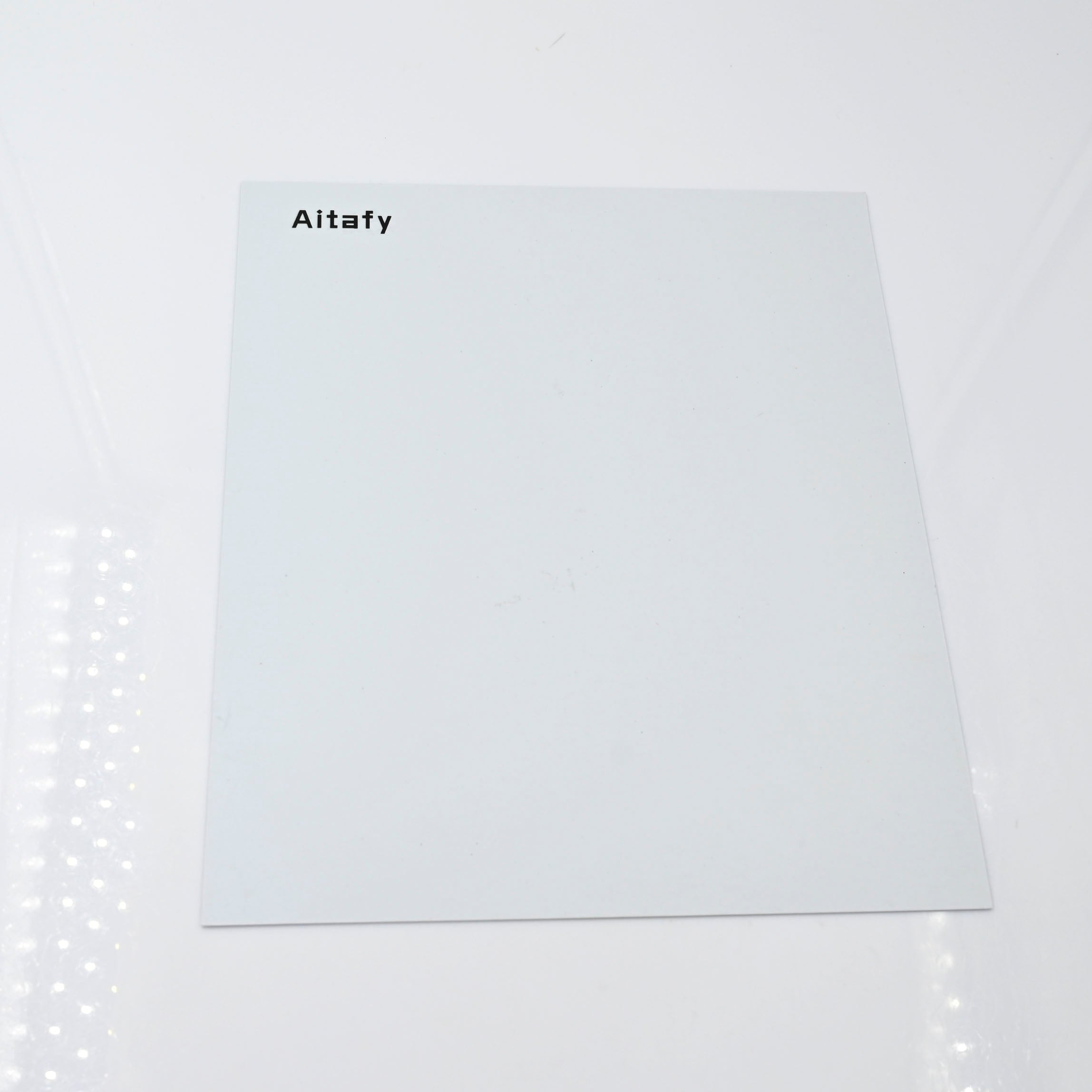 Aitafy Plastics, Unprocessed White Plastic Sheet