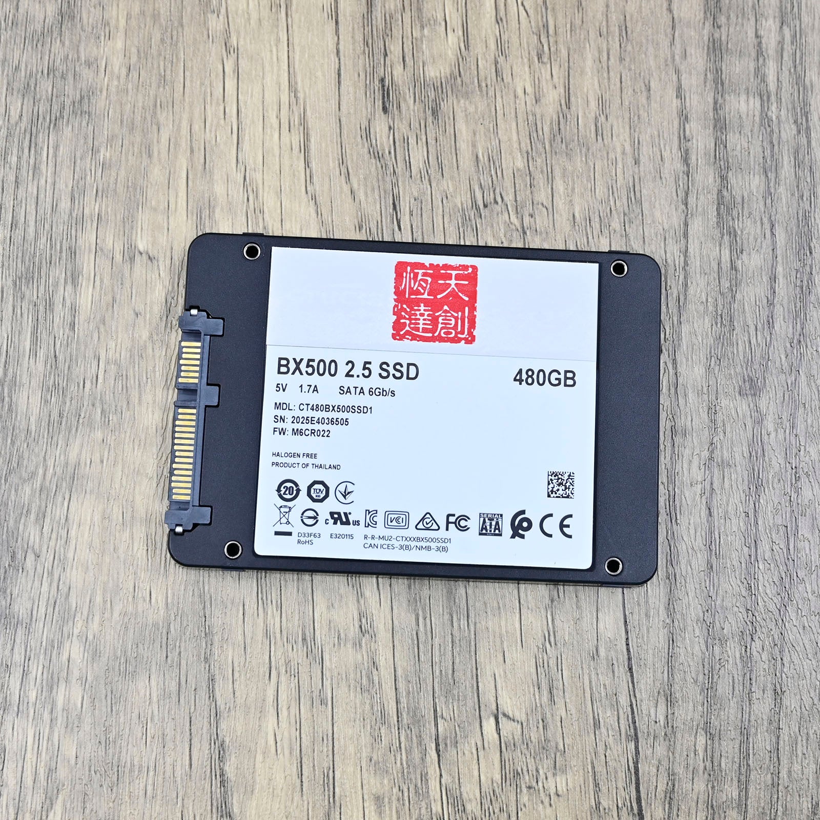 Computer Hardware 2.5 SSD 3D Internal SSD 480GB BX500