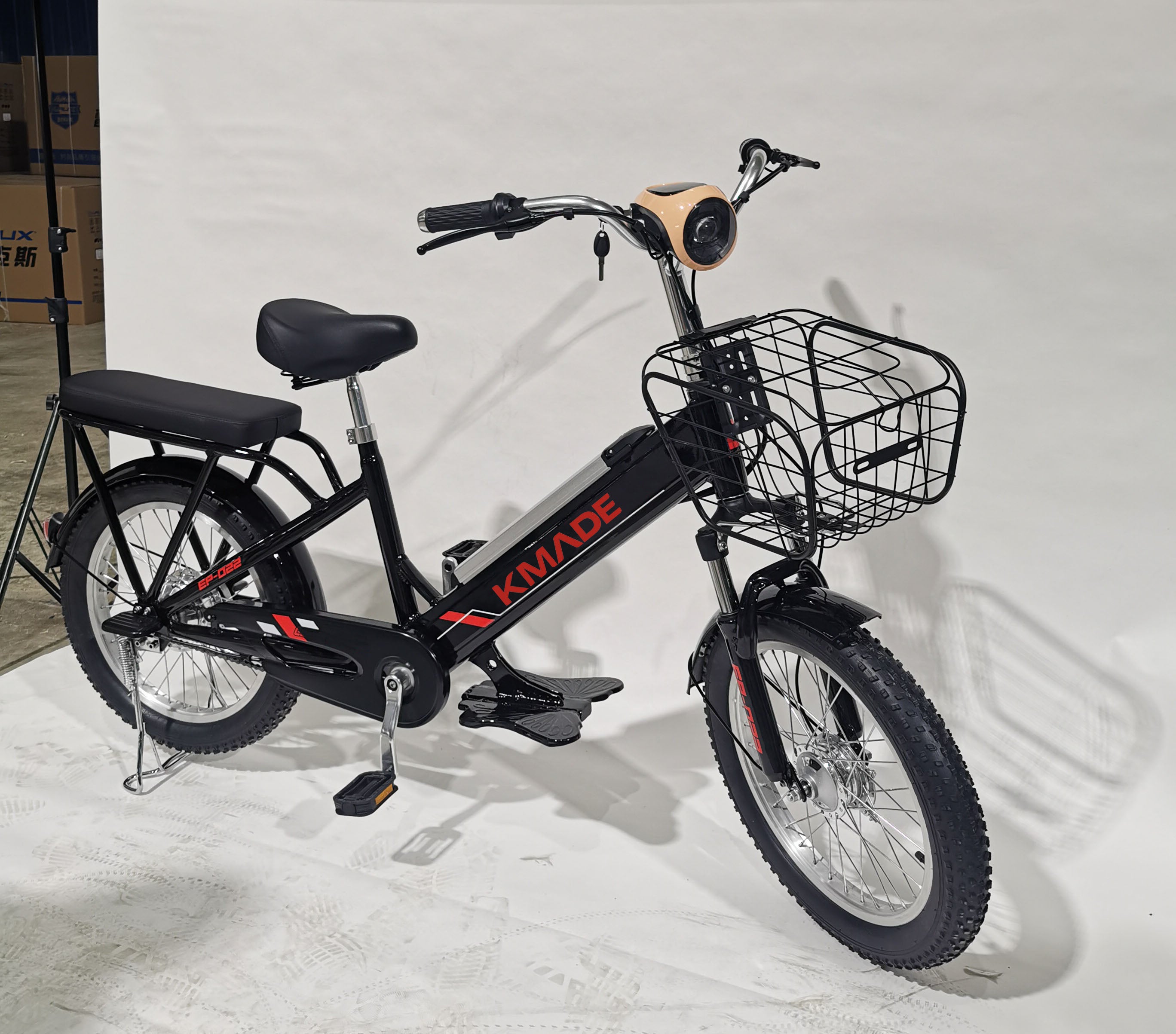 KMADE  Electric Bike Battery E-Bike Black