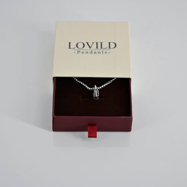 LOVILD Pendants Silver Necklace Gifts for Women